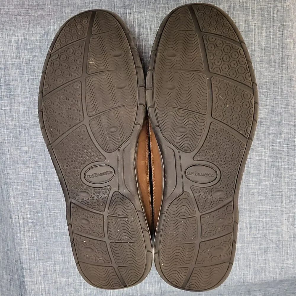 G.H. Bass Lewis Deck Shoe  Docksiders Two-Tone Brown Men's 9M